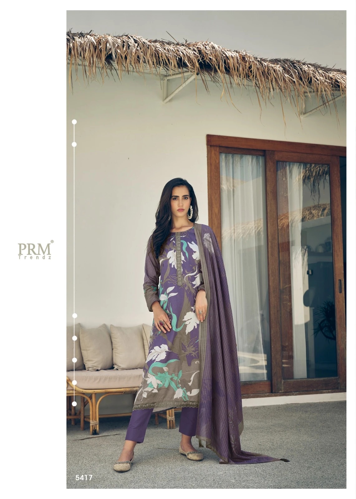 Prm Trendz Serein Vol 3 Pure Lawn Cotton Wholesale Fancy Salwar Suit Catalog — Wholesale Salwar Suits, MPA wholesale from Surat — view 8